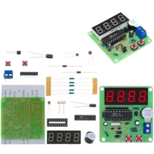 AT89C2051 Digital 4-bits elektronisk klokke