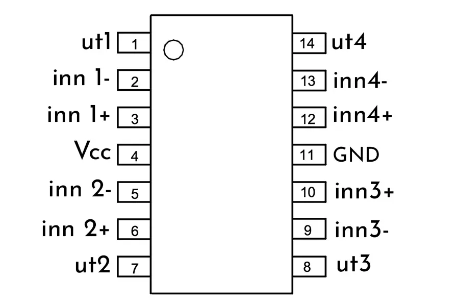 LM324 pinout