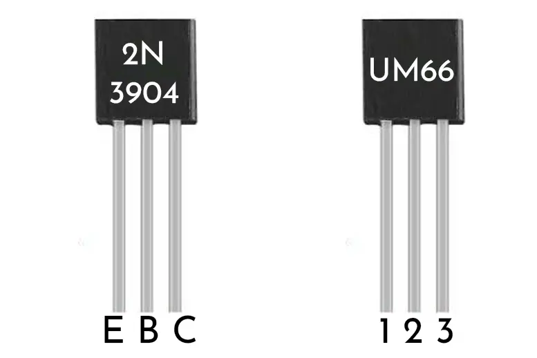 UM66 musical IC pinout