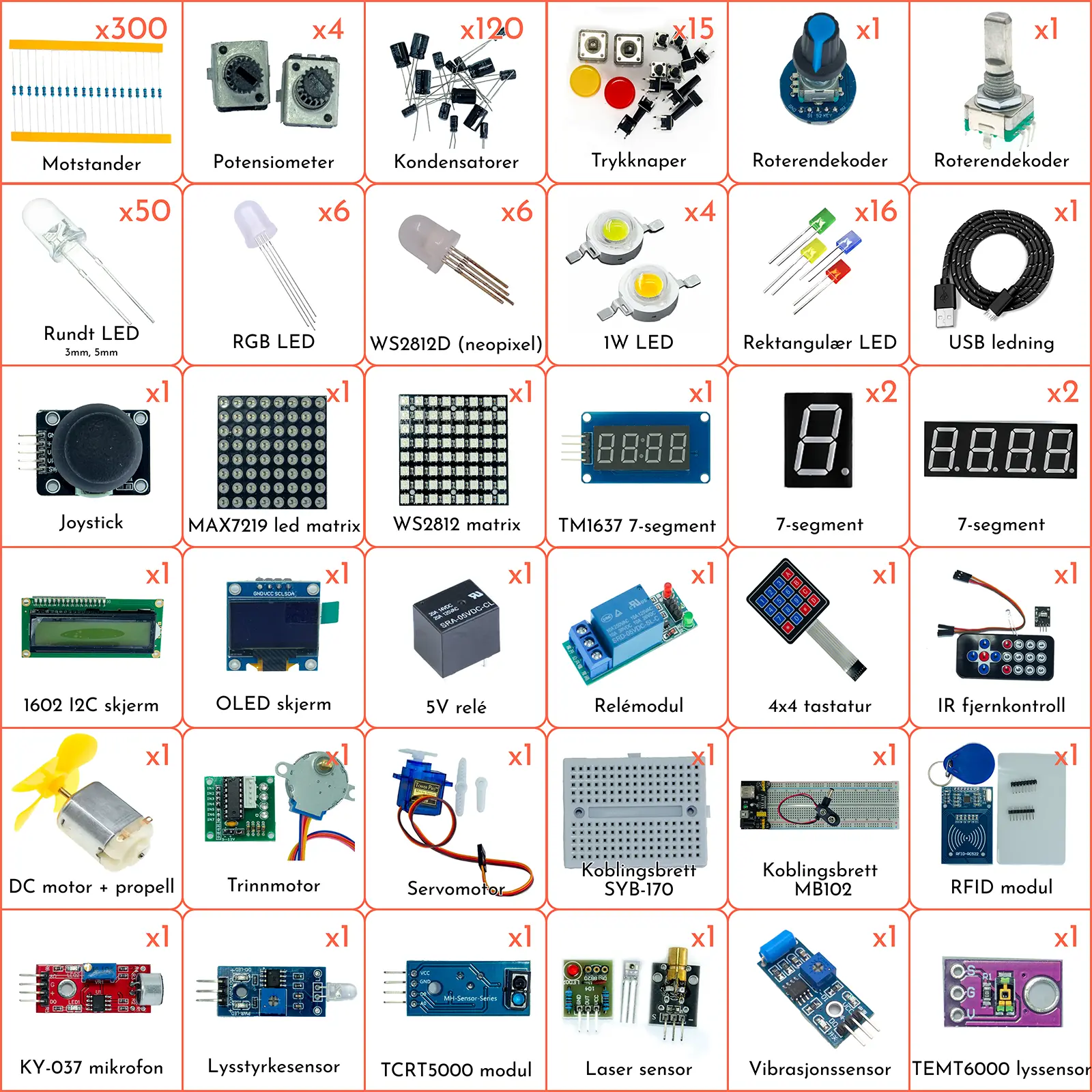 Maker pro komponenter