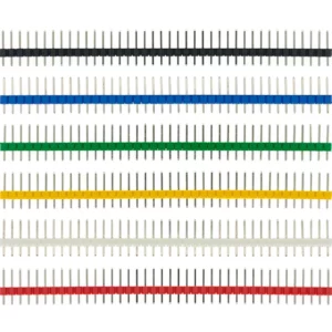 Header pins male og female