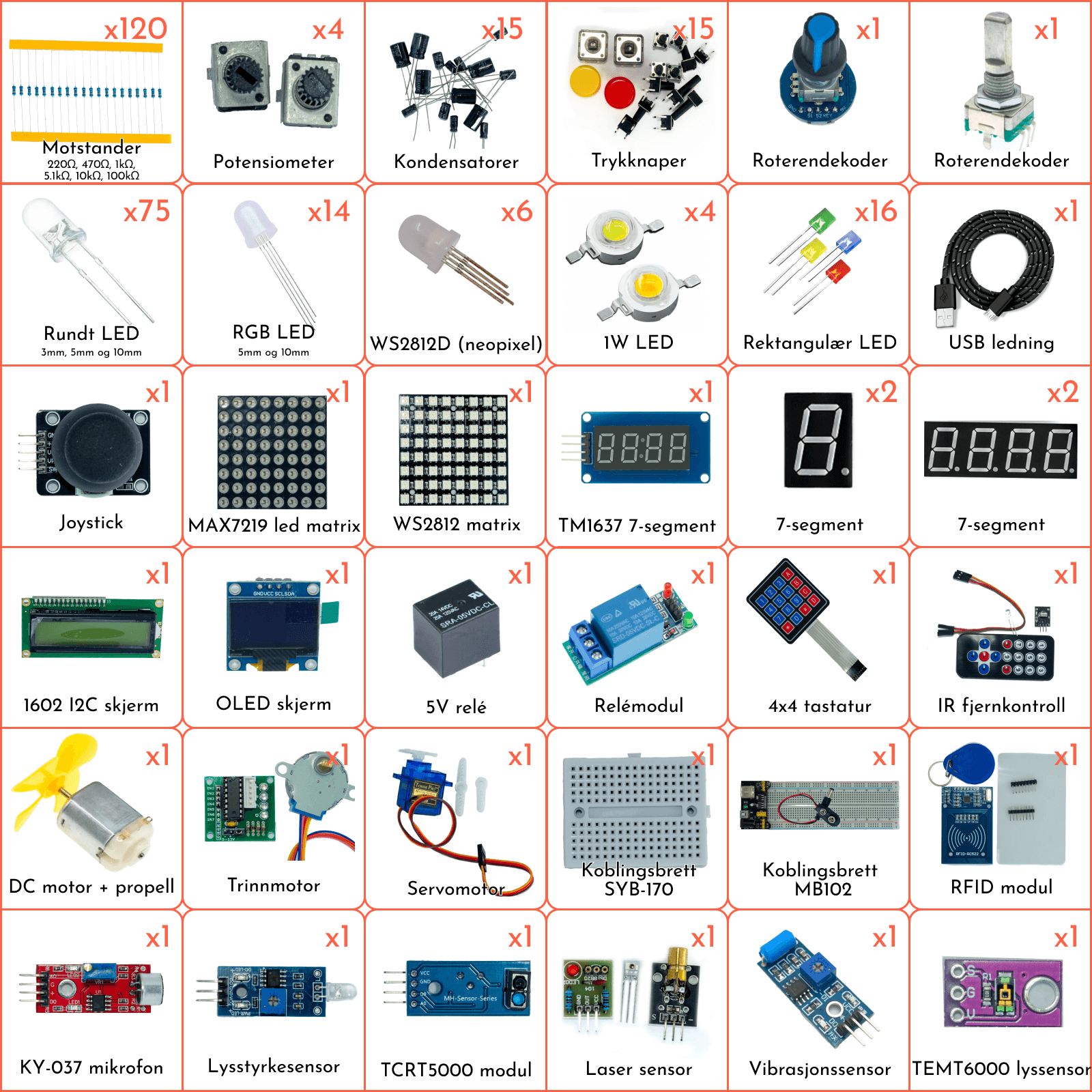 Maker pro komponenter