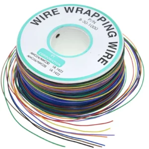 250 m tynne ledninger i 8 farger