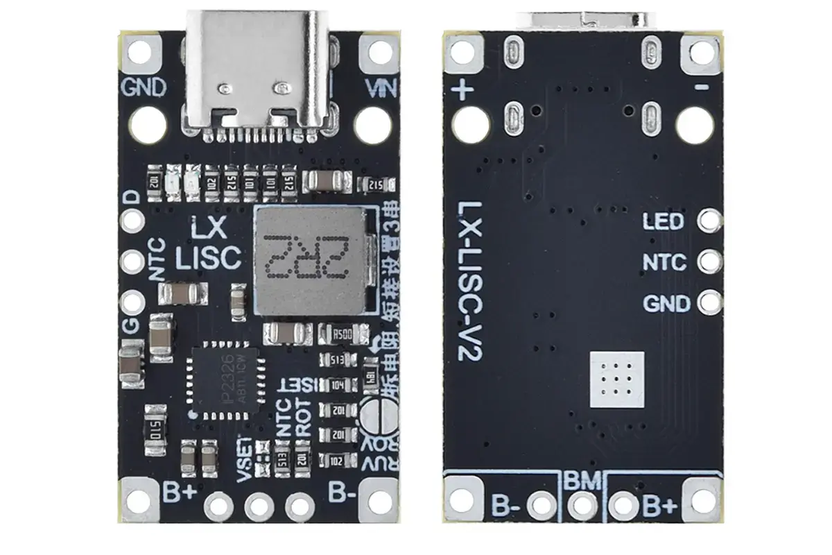 2S / 3S Li-ion Batterilader & BMS