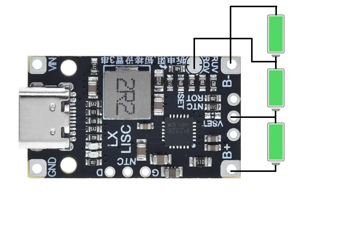 2S / 3S Li-ion Batterilader & BMS - Image 2